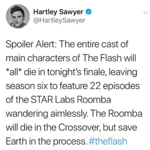 Hartley Sawyer Instagram - #theFlash