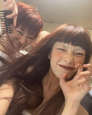 Haruka Imou Instagram - 🐾 ❤︎

@tsukimake 
@ll_haruka_ll 
@chinatsunostyling