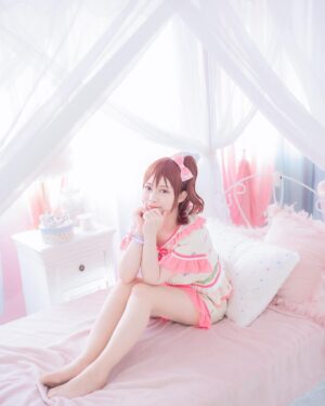 Haruka Yamazaki Instagram - Happy birthday未来ちゃん(♡´▽`♡)
(1人Ver)
＊
⚠️cosplay
📷 asada_nさん
衣装 あやとちゃん🫶