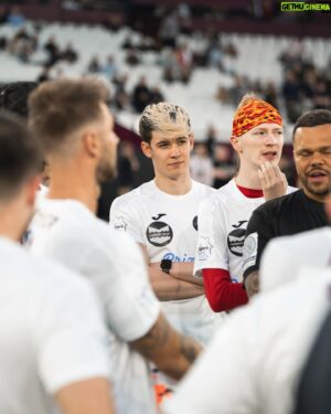 Harvey Mills Instagram - I’d never played in a real game of football in my life. Now I’ve played in one real game of football in my life. And it was at the West Ham Stadium. w h a t.
📸: @dobbyiam
