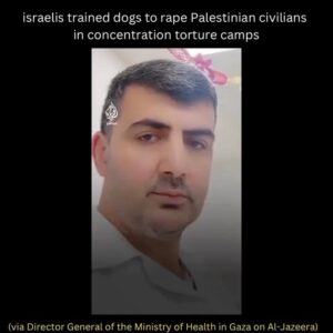 Hāwane Rios Instagram - Repost @our.moral.imperative 

Repost from @our.moral.imperative
•
I had to remove myself from social media today. It’s hard to believe that I could be stunned by the horrific actions of the IDF, but the inhumanity has no boundaries.

If, after this, you still won’t call for @potus to end the genocide that we’re funding with our tax dollars, if after this he does nothing except espouse his “ironclad support” for Israel and the continued wanton and unchecked violent genocide of the Palestinian people- if after all of that you want to tell me to vote for Biden???

I’m beyond sickened and repulsed. I don’t even know the words right now. I don’t know how to describe the competing feelings that today has brought.

Humans are fucking evil.
.
.
.
Via @nowinpalestine 

Imagine that zionists will read these stories and not bat an eye. Imagine that corporate media will see these stories and decide to not report on them. 

Disclaimer: the in-video is translation is accurate, the words he used was “in a nazi and sadistic method never seen before in history, they used trained dogs to perform sadistic sexual assault on the captives”. 

The Arabic explicit word for ‘rape’ was not mentioned in this 1 minute clip. The Arabic word فاحشة (fahisha) was used, which is a more umbrella term for illegal sexual activity (can include rape). 

An Al Jazeera article has however reported on this story using the specific word for “rape” more than once in that article.

You might question if we’re all reading the same words, we are… they just somehow do not care. The devil himself would be repulsed