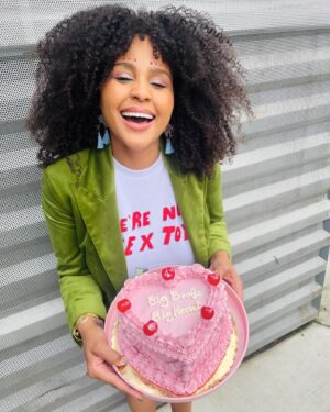 Hayley Marie Norman Instagram - Thank you SO much for all the birthday wishes!!! I read each one with a big wide open receiving heart. I feel loved, I feel seen, and I feel ready for this new chapter!! Thank you to every single person who’s brought joy in to my life, it really does mean everything to me! 💕💕 🎂  Ps- yes my cake says big boobs big heart and we have the brilliant @adefink to thank for that hehe
