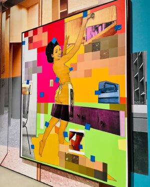 Hayley Marie Norman Instagram - My favorite gaze is that of the black woman. Congrats @mickalenethomas on an incredible exhibit at @thebroadmuseum. Thank you for sharing your art with us.