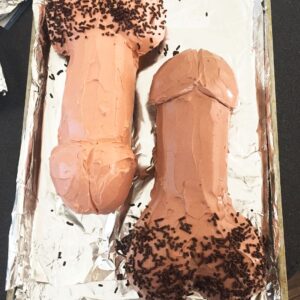Hayley McFarland Instagram - In honor of her impending wedding, #tbt to @jbaer3 ‘s bachelorette weekend and the very special cakes I baked for her. Can’t wait to celebrate you two this weekend!!!