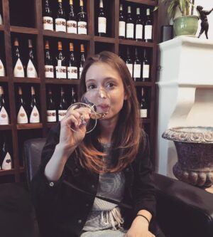 Hayley McFarland Instagram - @ericboshart and I went wine tasting yesterday, and we're pretty much experts now. Feel free to message us with any Q's!!! #tannins