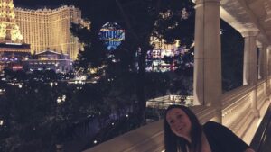 Hayley McFarland Instagram - @ericboshart and I made a resolution to take more pictures, but so far, it's not going well. This was the ONLY picture of me that he managed to take in Vegas this weekend... 😑