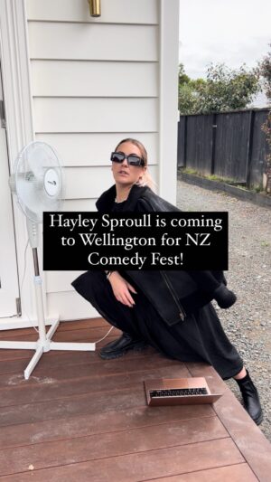 Hayley Sproull Instagram - You can take Hayley Sproull out of Wellington, but not Wellington out of Hayley Sproull.

A well-known face in the New Zealand comedy scene, @hayleysproull is coming home for @nzcomedyfestival this month!

This is just a taste of what a crack-up her shows will be 😂
 
Book your tickets and explore more of this year’s comedians at the the link in bio 🔗

Music by @thephoenixfoundation (Buffalo)

#NZComedy #ComedyFest #NZComedyFest #ComedyFestival #Wellington #WellingtonNZ