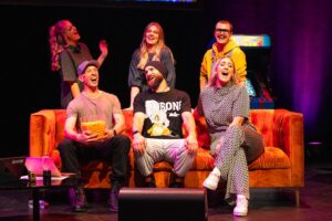 Hayley Sproull Instagram - Thank you so bloody much to everyone who came to our first FVH Live! What a night! Now, we sleep for 3 days xx #fvhlive