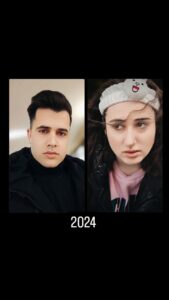 Hazar Deniz BG Instagram - 1930 vs 2024 @hdbgpictures @melekdusbg_34  Eşimle Ben
