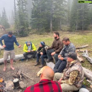 Hazen Audel Instagram - Bales thoroughly enjoyed her adventure with all the boys in the Montana Wilderness. The @cary__jack Montana Male Entrepreneur Mastermind. @iamahappyhustler organized a simply incredible journey. Loads and loads of fun with amazing people with brilliant minds. There was a lot of discussion and development about healthy Male connection, family, business, health, leadership, and the actions we all want to take for our futures. We spent valuable adventure and rest time together that we all needed to form very strong friendships that will last our lifetimes. We were intentional. And we created further support for one another to grow and make in this life to be influential, prosperous, healthy and inspired and making our families and relationships our priorities. 

More adventures ahead. More trips being planned that include adventurers of all kinds- Women, Men, couples, littler ones and families and people that want to grow individually and together. Www.hazenaudel.com/adventures 

#healthyman #morningman @morningmangreens  #backpacking #Kuhl #kuhlclothing #fishingbuddies #entrepreneurs #healthyamerica #horsepacking #cowboylife #diypete #gooutside #dogsofinstagram #actuallygoingoutsideandsleepingoutside #strongmale #dailyinspiration