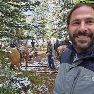 Hazen Audel Instagram - Bales thoroughly enjoyed her adventure with all the boys in the Montana Wilderness. The @cary__jack Montana Male Entrepreneur Mastermind. @iamahappyhustler organized a simply incredible journey. Loads and loads of fun with amazing people with brilliant minds. There was a lot of discussion and development about healthy Male connection, family, business, health, leadership, and the actions we all want to take for our futures. We spent valuable adventure and rest time together that we all needed to form very strong friendships that will last our lifetimes. We were intentional. And we created further support for one another to grow and make in this life to be influential, prosperous, healthy and inspired and making our families and relationships our priorities. 

More adventures ahead. More trips being planned that include adventurers of all kinds- Women, Men, couples, littler ones and families and people that want to grow individually and together. Www.hazenaudel.com/adventures 

#healthyman #morningman @morningmangreens  #backpacking #Kuhl #kuhlclothing #fishingbuddies #entrepreneurs #healthyamerica #horsepacking #cowboylife #diypete #gooutside #dogsofinstagram #actuallygoingoutsideandsleepingoutside #strongmale #dailyinspiration
