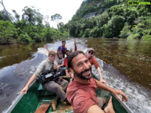 Hazen Audel Instagram - With the trusty film crew on an exploration up one of the tributaries of the Mekong in Laos. Always adventures ahead. 
#remotefilmmaking #filmmaking #filmmakinglife #explorerbabes #primalsurvivor #naturelovers #protectthemekong #exploreasia #riverrat