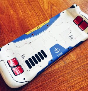 Heather Anne Campbell Instagram - made my Steam Deck into an RX-78-2 GUNDECK during lunch break today, with skin from @popskinman
#gundam #steamdeck