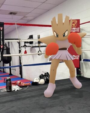 Heather Anne Campbell Instagram - why haven’t I thought to photograph this Pokémon in the ring yet