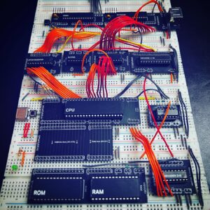Heather Anne Campbell Instagram - Building an Apple 1: Progress! 
Seems like everything is working, I just have to get a keyboard that uses a PS2 connection. Now to finish the hi-res video port so that I can hook it up to my old Apple monitor. @smartykithq
