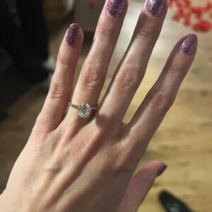 Heather Monroe Instagram - 2024 is gonna be a good one! We’re engaged 😭🥂