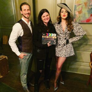 Heather Tom Instagram - My episode of #dynasty airs tonight 9pm on the CW!! This was such a joy to direct! The cast was  ah-mazing!!! @lizgillz and @hubersworld rocked every scene. And spoiler alert!!!! Liz has TWO musical numbers- I swear her voice is other worldly! Thanks to everyone @cw_dynasty for such awesome experience! #director #directorslife #love #drama #guiltypleasure #noir #retro #wardrobe #shoes (seriously speaking as a shoe freak this show is insane- I made sure to highlight them! @cbsentdiversity @thecw