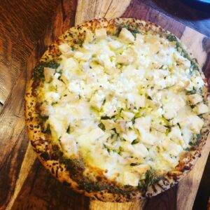 Heather Tom Instagram - #cupcakes and #pizza  #chicken and fennel #pesto -#meatza -#margarita and #chocolate with #vanilla #frosting #yummy #yummyinmytummy #guiltypleasure #quarantine #cooking #cookingwithkids #love