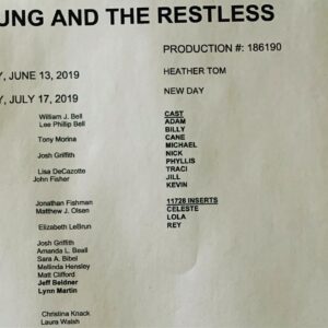 Heather Tom Instagram - Oh and then this happened last week! So grateful for the opportunity! Thanks especially to @angelica_mcd @cbsdaytime #tonymorino @youngandrestlesscbs @sptv and all the actors I had the pleasure to work with. Such an extraordinary amount of talented people! It was so emotional for me! @christianjleblanc @bethmaitlanddqb @thedanielgoddard @therealstafford @myjasonthompson @gregrikaart @joshuamorrowyr @jesswaltonyr #fullcircle #360 #gratitude #director #daytime