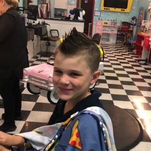 Heather Tom Instagram - Oh. My. God. And so it begins... #haircut #mohawk #coolkid #thisIsSeven