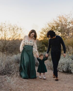 Heather Vaughn Instagram - Baby BOY Van Arsdall coming March 2024! We are so excited ❤️🥹 Abby has no concept of what’s about to change lmao. Thank you @alyssacampbellphotography for these amazing family photos, you always kill it!

We have all been doing well! So far this pregnancy has been smooth sailing (except extreme nausea in the first trimester and 2 sicknesses 😭) Baby is healthy and growing perfectly so far. I just entered my 3rd trimester so fingers crossed it will continue uneventfully. With Type 1 Diabetes and pregnancy there are a few things to watch out for coming up so 🤞🏻

Abby is now almost 2 years old! Crazy how time flies. She is SO much fun, a little ball of energy every day. She talks all the time and half the fun is trying to figure out what she’s saying lol.

I truly wish I posted more on here. Why do I feel like no one would care about my random life though 😂 I’m always like meh no one would care about that, but then I always love seeing other people’s lives haha. 

I love you guys ❤️ hope you’re doing well!
