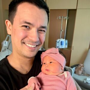 Heather Vaughn Instagram - Abigail Joy Van Arsdall is here!!! Born just a bit early at 36 weeks on March 12th 2022. Both her and I are home now and doing great! We are so in love with her ❤️❤️❤️