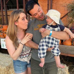 Heather Vaughn Instagram - It’s finally October! 😍 But it’s still 95 degrees outside lmao. Abby is getting so big I can’t believe it! I love her so much 🥺❤️