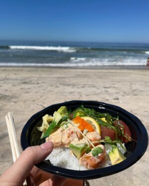 Heather Vaughn Instagram - I need to take a moment to highlight all the food I ate in San Diego/Carlsbad last weekend omg
.
.
2. Jajangmyeon from Kangnam Chef
3. Bao Bao Buns from Blue Ocean Robata & Sushi Bar (My favorite thing I ate while there, hands down)
4. Rice Crunch Spicy Tuna from Blue Ocean Robata & Sushi Bar
5. Geisha Roll from Blue Ocean Robata & Sushi Bar
6. Sashimi Combo from Blue Ocean Robata & Sushi Bar
7. Gonzo Black Ramen from Gonzo Ramen
8. Scallops & Pork Belly from 20|Twenty
9. Poke Poke Bowl from Yoshino’s Japanese Deli
10. Strawberries from the Carlsbad Strawberry Fields