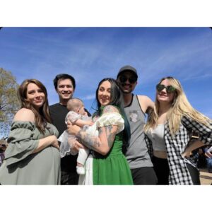 Heather Vaughn Instagram - I’m so glad the crew could make it out to the Ren Faire this year! It was a little bit of a struggle to walk all day being 8 months pregnant 😂 But I managed! Love you guys ❤️