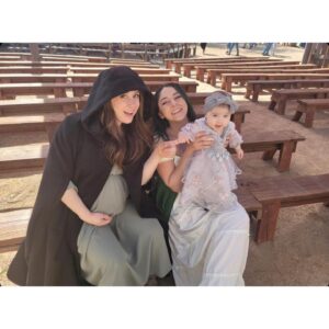 Heather Vaughn Instagram - I’m so glad the crew could make it out to the Ren Faire this year! It was a little bit of a struggle to walk all day being 8 months pregnant 😂 But I managed! Love you guys ❤️