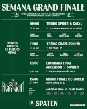 Hebert Conceicao Sousa Instagram - SP✈️RJ
Treino aberto Spaten Fight Night
Aterro do Flamengo 09/06 16h
Aberto ao público✅

#spatenfightnight #estilospatendeserforte #bebacommoderação