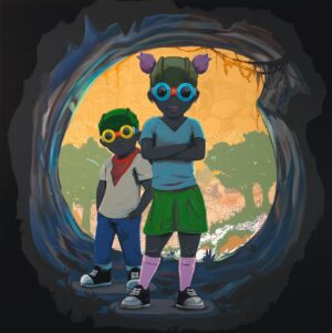 Hebru Brantley Instagram - Into the void