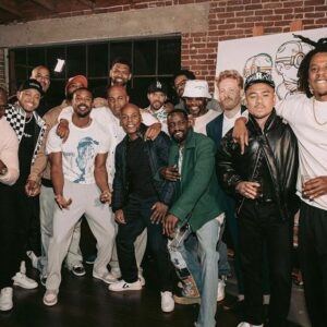 Hebru Brantley Instagram - One for the books. Closing out Aries ♈️ season. Great night with Amazing ppl. HBD @kodaklens and to me.