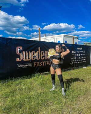 Heidi Katrina Instagram - Sweden Rock, what a ride ❤️‍🔥
@sthlmwrestling @swedenrockfestival