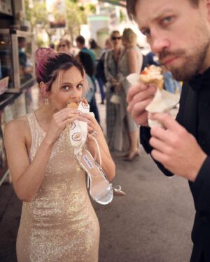 Helena Caldeira Instagram - From Cannes again with love and Hot Dogs 
🌭 ✨

And also 
@elisabettafranchi
@stevemaddenportugal 
@tousjewelry 
@joycedoret 

Photos from the amazing @mrbertiewatson