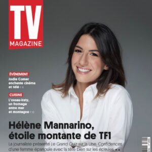 Hélène Mannarino Instagram - Merci @tvmagfr @nicovollaire #DamienCanivez #PaulDelort!!! 
📸 @ralphwenig ♥️

Rendez-vous le 14 août sur @tf1 pour un deuxième numéro du Grand Quiz!!! 
Dès le 30 août sur @lciofficiel pour la matinale aux côtés de @stefetche et on se retrouve pour @appelsurgence #LesGrandsDocs sur @tfxtv et de nouveaux numéros de #Retroscopie @tmclachaine !!
#Impatience 

Merciii @romufer @lauragfy @marion_motte ❤️❤️❤️❤️

Cc @geraldine_balthazard_stylist @sophie_labiche @philippetristanniel @delphineaissi_ydalagence 

#tvmag #tf1 #legrandquiz #tmc #tfx #couv