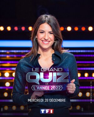 Hélène Mannarino Instagram - On se retrouve en décembre, le 28! Le Grand Quiz de l’année 2022 , le bilan de nos invités ;)) et de très belles surprises ! Rdv sur @tf1 #grandeimpatience 

Avec : @joycejonathan @juliedebona @anne_depetrini @tomvilla @manupayet @laurent.mariotte 

Cc @alp_fr @aljofficiel @julienmagne75 @fredogilb @guillaumeramain @helenecartier75 @lydie.tison @maximelecanu @alexandreduarte__ @alicesirera 

@aprikian_ara @xavgandon @rmfaur @solegoff @jcbactv @romufer @ceciletf1 

#Theteam @geraldine_balthazard_stylist @sophie_labiche @mathieulaudrel 

#legrandquiz #annee2022 #tf1