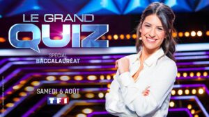 Hélène Mannarino Instagram - Rdv le 6 août sur @tf1 !! On passe ou repasse le bac ensemble !! Sans jugement !
On a juste récupéré le bulletin des invités :))) !!

Ils sont ravis !! @elsabois @dianeleyreoff @anaisgrangerac @jeremyfrerot @carolinediament @daniel_russo_1313 

merci @alexandreduarte__ 😘

@alp_fr @fredogilb @aljofficiel @solegoff @jcbactv_ @rmfaur @aprikian_ara @xavgandon 

@geraldine_balthazard_stylist @sophie_labiche @mathieulaudrel 

#tf1 #legrandquiz #bac