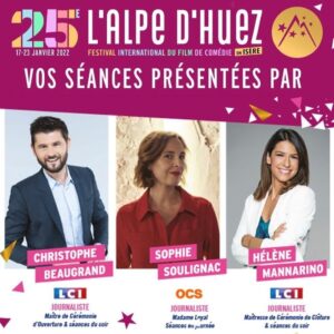 Hélène Mannarino Instagram - Je suis tellement heureuse de retrouver @festivalpedhuez une nouvelle fois ❤️ (déjà la 3eme!) 

Ravie de célébrer le cinéma, la comédie et les 25 ans de ce festival unique! 

 Cc @tof_beaugrand , nouveau maître de cérémonie 

#FAH2022 #alpedhuez #cinema #comedie 

@tf1 @tf1.pro