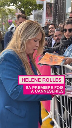 Hélène Rollès Instagram - @helenerolles.officiel : sa toute première fois à #CANNESERIES 💖