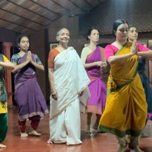 Henna Bella Instagram - Life is a whirlwind at Dharani School of Performing Arts -just like my first picture, a little shaky, as if my head is spinning. But that's the beauty of it! 24/7, it's a joyful spin, and it mirrors my life nowadays. Swipe right to see the enchanting journey unfold. 🌪️

Dharani School of Performing Arts - where my heart and soul dance 24/7. In this sacred space, I'm immersed in the beauty of classical art, surrounded by incredible individuals who share a deep love and respect for this timeless form. Learning from my Guru feels like a divine blessing, and the art of teaching enriches my connection to classical arts even further. Music, dance, abhinaya they are the rhythms of my life. Grateful for the people of Dharani who make this journey extraordinary. 🎶💃🙏 
And, for a little fun, bear with the last video it's just a lighthearted practice we had when ma'am was not around! 😉🤣