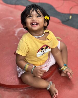 Henna Bella Instagram - Happy birthday to my first daughter,
The love of my life, 
The most beautiful girl in the world. 
Today marks another year of your sweet presence lighting up our lives. From your contagious giggles to your adorable mischief, every moment with you is a treasure. Your Kuyya loves you beyond words, and I can’t wait to see the amazing person you’ll become. Here’s to many more years of love, laughter, and endless cuddles. Cheers to you, my precious Keep being your wonderfully unique self, and never stop dreaming big.
PS : Thank you @me_tragicomic  For My Milymoll