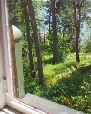 Hennariikka Laaksola Instagram - Keskikesä. Tällä hetkellä ollaan perheen kanssa mökillä, vauva on nukahtanut syliin. Tein hänelle kukkaseppeleen, se pysyi päässä minuutin. Odotellaan mansikkakakkua. Sauna on lämmin.