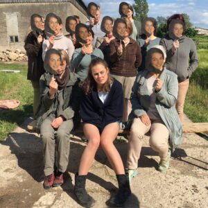 Henriette Confurius Instagram - I'm like so famous around here 🤷🏽‍♀️#uckermark#boizenburgerland #ichichichfilm#zorarux#dffb#elisaplüss#thomasfränzel (...being john malkovich?)
