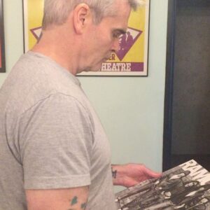 Henry Rollins Instagram - What are we listening to today? @ramones @johnnyramone @joeyramoneofficial #deedeeramone #tommyramone 🎸🎶⚡️🎸🎶⚡️🎸🎶⚡️

#henryrollins #graytshirt #johnnyramone #joeyramone #deedeeramone #tommyramone #blitzkriegbop #truerocknroll #legends #robertabayley #lindaramone #officerock #henryandheidi