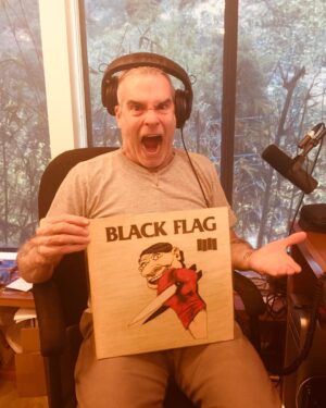 Henry Rollins Instagram - PODCAST TIME! Link in bio. 🎤📻🎧
What would you like Henry to talk about next?

#henryrollins #graytshirt #mywar #blackflag #hopeyouenjoyit  #heidisheadline #henryandheidi