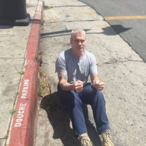 Henry Rollins Instagram - Best parking spot ever! Welcome to LA.🚗🚙🚗🚙🚗🚙

#henryrollins #graytshirt #lunchtimeinsanity #sunsetblvd #rollings #doucheparking #henryandheidi