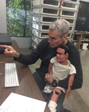 Henry Rollins Instagram - These two.🤡

#henryrollins #scarypuppetcomesaliveatnight #henryandheidi