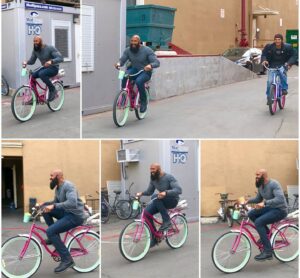 Henry Simmons Instagram - Okay, over the next few days I'm going to press out all the BTS photos that have been given to me.
These photos are all from episode 7x7.
The first three photos show what a great time we had, the third photo being our director @jessebochco 
The fourth photo I put up because I'm feelin' frisky hahaha
The fifth photo is Mack in uniform ready to wreck shop. 
The next photo is the robot...well, yeah...the robot.
The last photo I titled: A fool racing on his makeup artists bike during lunch.

PS...the fool won!! 😆😄😂