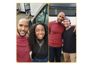 Henry Simmons Instagram - Thank you to all the crew of "Cherish The Day" for making my experience exceptional. Not only are you all extremely talented artists, you are also remarkable human beings. It was a joy working with you these past few months... May God bless you all!

I couldn't get pictures of everyone, but here are a few of the many magnificent people. 

📷 @dp_miked and @digdug5.0 

@cherishthedayown
@arraynow